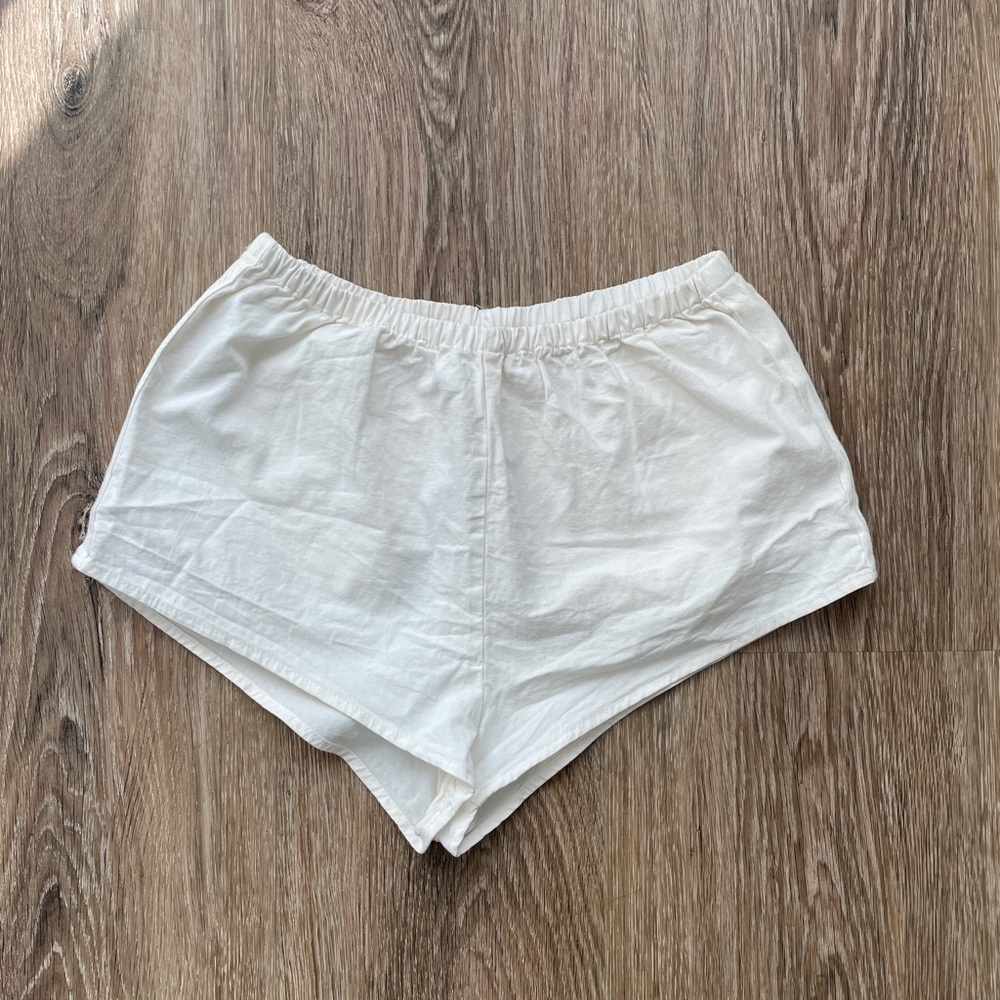 Anthropology White/ivory hot shorts